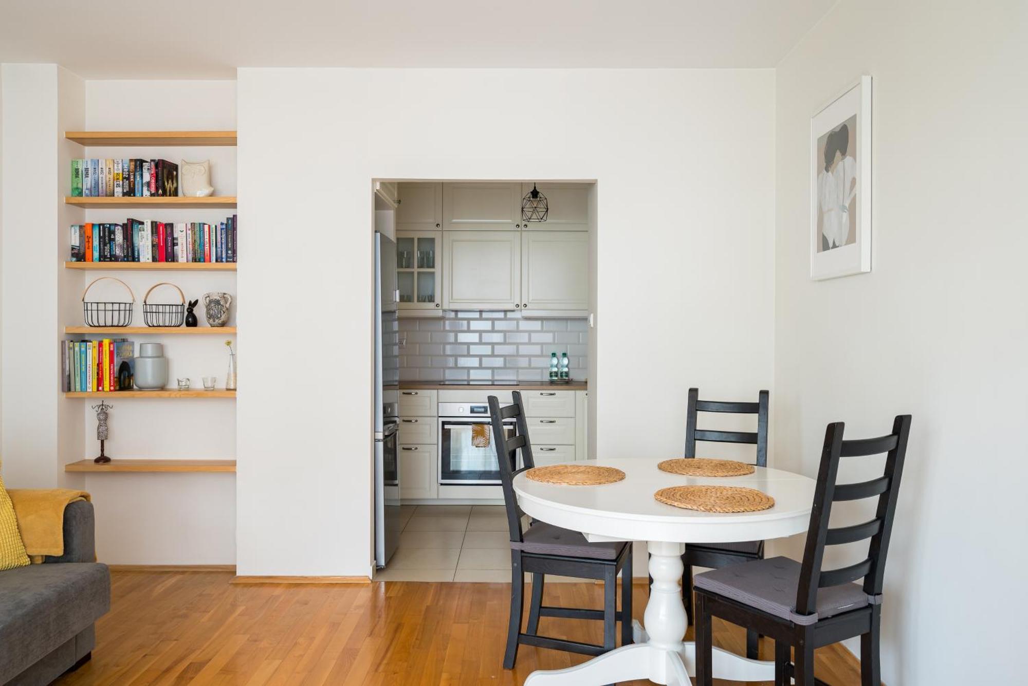 Metro Ksiecia Janusza Cosy Apartment Warschau Exterior foto
