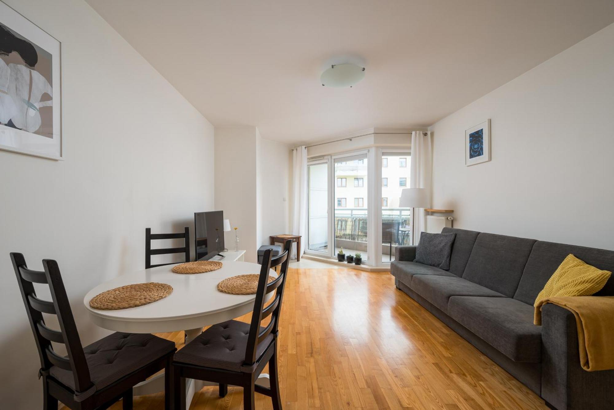 Metro Ksiecia Janusza Cosy Apartment Warschau Exterior foto